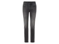 Spodnie męskie - LIVERGY® Jeansy męskie bawełniane Slim Fit (48 (32/34), Ciemnoszary) - miniaturka - grafika 1