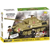 Klocki - Klocki plastikowe COBI Historical Collection World War II Panzer V Panther Ausf. G "Pudel" COBI-2655 - miniaturka - grafika 1