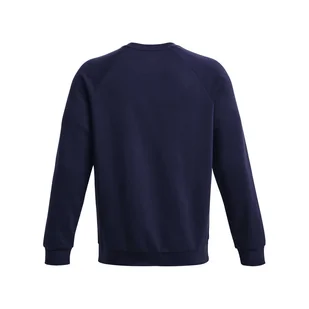 Bluza męska UNDER ARMOUR Sportowa Rival Fleece Crew Granatowa - Bluzy męskie - miniaturka - grafika 2