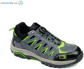 Obuwie robocze - PORTWEST FT18 BUT BEZPIECZNY STEELITE S1P HRO ZAPIĘCIEM Z DRUTU STALOWEGO; SZARY/ZIELONY - miniaturka - grafika 1