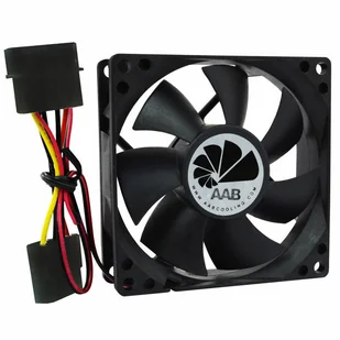 AABCOOLING FAN 8 WENTYLATOR KOMPUTEROWY WIATRAK MOLEX DO OBUDOWY PC 8cm 80x80mm - Chłodzenie procesora - miniaturka - grafika 1