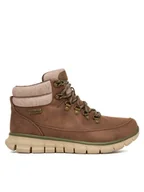 Buty trekkingowe damskie - Skechers Trekkingi Synergy 167425/BRN Brązowy - miniaturka - grafika 1