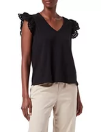 Kamizelki damskie - BOSS Damska kamizelka C_eboho, czarny1, S - miniaturka - grafika 1