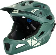 Kaski rowerowe - Leatt Leatt MTB 3.0 Enduro Helmet, zielony 55-56cm 2022 Kaski Fullface i Downhill - miniaturka - grafika 1