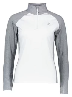 Koszulki sportowe damskie - Dare 2b Koszulka funkcyjna "Involved II" w kolorze biało-szarym - grafika 1