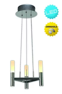 Näve Ściemniana lampa wisząca LED Irina, 3-punktowa - Lampy sufitowe - miniaturka - grafika 1