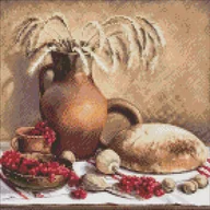 Dekoratorstwo - Zestaw do diamentowy mozaika. "Powrót do źródeł ©Walentyna Baranyuk" 40х40cm, AMO7380 - miniaturka - grafika 1