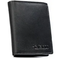 Portfele - Mały portfel męski skórzany rfid czarny 4U CAVALDI pionowy bez zapięcia klasyczny elegancki - miniaturka - grafika 1