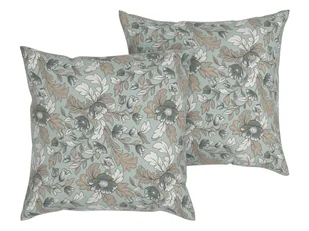 LIVARNO home Poszewki na poduszki z bawełny renforcé, 2 sztuki, 40 x 40 cm (Zielony) - Poszewki na poduszki - miniaturka - grafika 1