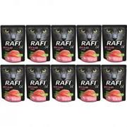 Mokra karma dla kotów - Rafi Karma mokra dla kota z łososiem Zestaw 10 x 300 g - miniaturka - grafika 1