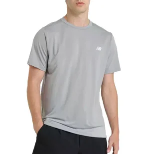 Koszulka męska NB MT51801YST SPORT SLEEVE Szara - Koszulki męskie - miniaturka - grafika 1