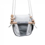 Leżaczki i huśtawki - Małpiszon, huśtawka dla niemowlaka Junior Grey - stars - miniaturka - grafika 1