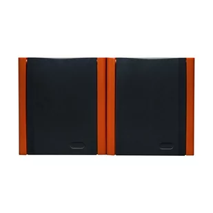 Polmark Gniazdo BRAVO Grafit/Pomarańcz - Gniazdka elektryczne - miniaturka - grafika 1