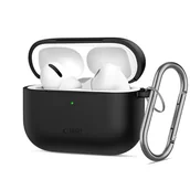 Akcesoria do słuchawek - TECH-PROTECT SILICONE HOOK APPLE AIRPODS PRO 3 BLACK - miniaturka - grafika 1