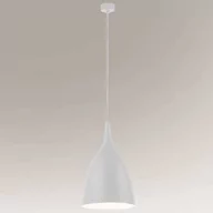 Lampy sufitowe - Shilo Loftowa LAMPA wisząca NAGOJE 7835 metalowa OPRAWA industrialna ZWIS okrągły biały 7835 - miniaturka - grafika 1