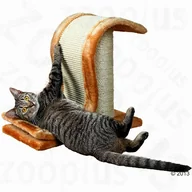 Drapaki dla kotów - Drapak Trixie Fala sizalowa, brązowy - Dł. x szer. x wys. ok.: 44 x 25 x 39 cm Dostawa GRATIS! - miniaturka - grafika 1