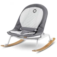 Leżaczki i huśtawki - Lionelo Rosa Grey/White - miniaturka - grafika 1