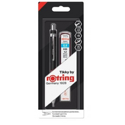 Ołówki - Rotring - Ołówek Tikky 0.5 + grafity 0.5 HB + gumka - miniaturka - grafika 1