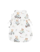 Śpiworki dla dzieci - Bonjour Cherie Śpiworek bawełniany 0-6 Traktory - miniaturka - grafika 1