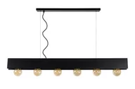 Lampy sufitowe - Lucide SURTUS Czarna 6xE27 Lampa wisząca 30474/06/30 30474/06/30 - miniaturka - grafika 1