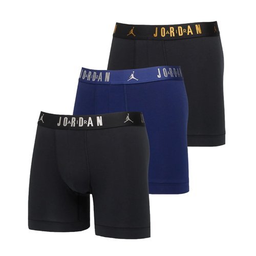Bokserki męskie Air Jordan Flight Cotton Core 3-Pack Boxer Brief - JM0622-K5X-M