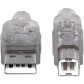 Kable USB - Manhattan Kabel USB a-b m/m5 m (srebrny) 345408 - miniaturka - grafika 1