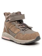 Buty dla dziewczynek - CMP Trekkingi Kids Hadil Leather Wp Urban Shoes 3Q84524 Brązowy - miniaturka - grafika 1