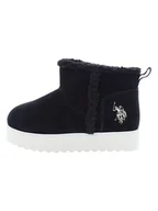 Botki damskie - U.S. Polo Assn. Botki zimowe w kolorze czarnym - miniaturka - grafika 1