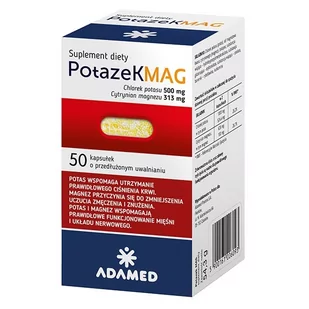 Potazek MAG x50 kapsułek - Witaminy i minerały - miniaturka - grafika 1
