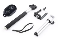 Selfie stick - XREC Selfie stick Zestaw Selfie 4w1 Statyw Pilot Monopod Uchwyt Na Telefon Smartfon - miniaturka - grafika 1