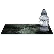 Lampiony i znicze - SZKLANA PODSTAWKA POD ZNICZE z dedykacją 60x20cm Beton 32c - miniaturka - grafika 1