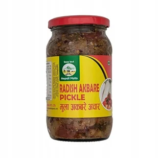 Marynowana rzodkiew Radish Akbare Pickle Nepali Mato 380g - Pasztet i przetwory mięsne - miniaturka - grafika 1