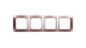Klawisze i ramki - Ospel Impresja złoty ramka R-4Y/28 R-4Y/28 - miniaturka - grafika 1
