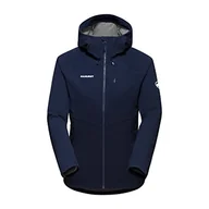 Kurtki damskie - Mammut Damska kurtka softshell 1011 Ultimate Comfort, granatowa, regular, morski, M - miniaturka - grafika 1