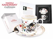 Filiżanki - Kpl. Filiżanka ze spodkiem - Wassily Kandinsky. Transverse line /1923r. - miniaturka - grafika 1