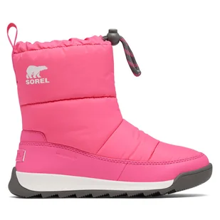 Śniegowce Sorel Youth Whitney™ II Plus Puffy Wp 2088571657 Różowy - Buty dla dziewczynek - miniaturka - grafika 1