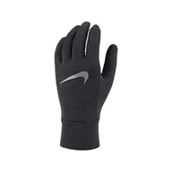 Rękawiczki - Nike Rękawiczki do biegania z polaru czarny/srebrny S/M - miniaturka - grafika 1