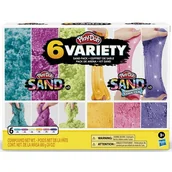 Masy plastyczne - Play-Doh Sand syrenie kolory F0103 - miniaturka - grafika 1