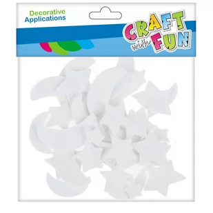 Craft with Fun Ozdoba dekoracyjna Eva Gwiazd Fluo samoprzylepna 40st 12/144 - Pozostałe akcesoria dla plastyków - miniaturka - grafika 1
