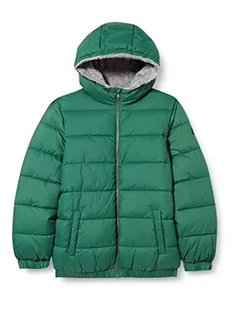 United Colors of Benetton Kamizelka Unisex-dla dzieci i chłopców, Zielony Las 0u1, 122 - Kurtki i płaszcze dla chłopców - miniaturka - grafika 1