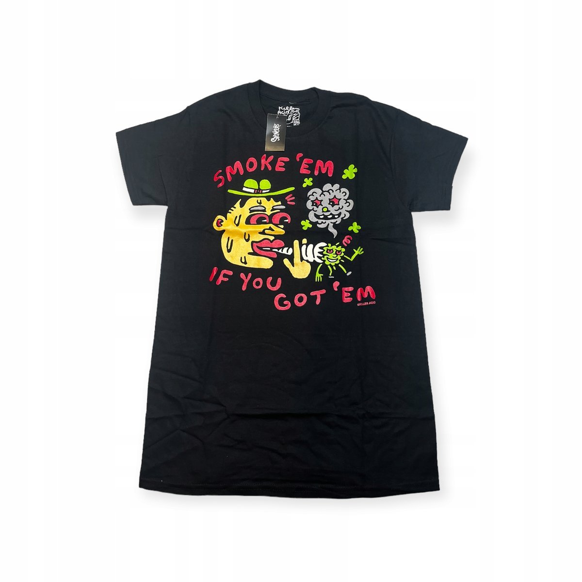 Koszulka T-shirt męski okrągły dekolt SPENCER'S NADRUK L