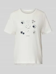T-shirt o kroju regular fit z czystej bawełny - Koszulki i topy damskie - miniaturka - grafika 1