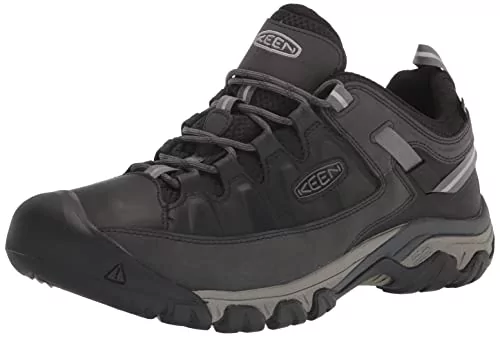 KEEN Męskie buty trekkingowe Targhee II Wp-m, czarny, stalowo-szary, 48 EU