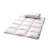 Kołdry i poduszki dla dzieci - Komplet Dziecięcy Kołdra + 40x60 Półpuch Biał 100x135 - miniaturka - grafika 1