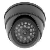 Akcesoria do monitoringu - Atrapa kamery "ELHOME" AK-07B3 kopułkowa, wewnętrzna, czarna - miniaturka - grafika 1