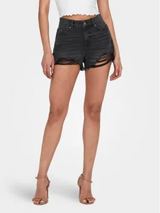 ONLY Szorty jeansowe Pacy 15256232 Czarny Regular Fit - Spodenki damskie - miniaturka - grafika 1