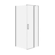 Kabiny prysznicowe - Kabina prysznicowa Cersanit Moduo 80x90x195 prostokątna prawa chrom transparentne S601-288 - miniaturka - grafika 1