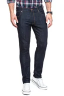 Spodnie męskie - WRANGLER LARSTON MĘSKIE SPODNIE JEANSOWE JEANSY DARK RINSE W18SP690A-W36 L32 - miniaturka - grafika 1