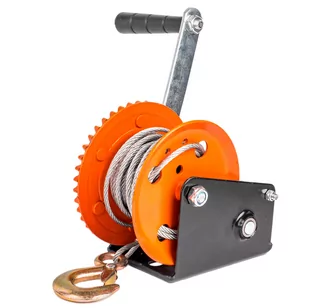 WYCIĄGARKA WCIĄGARKA RĘCZNA KORBOWA LINOWA 1200 LBS 545kg FALON-TECH - Wciągarki - miniaturka - grafika 4