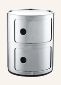 Szafki do salonu - Kartell Element Modułowy Componibili silber - miniaturka - grafika 1